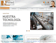 Tablet Screenshot of finitec-electrolisis.com